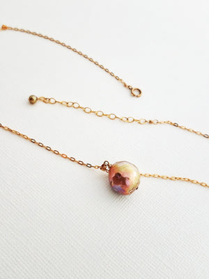 Kasumiga Pearl, Gold Filled necklace, gift idea, feminine, gold, pink, statement layering, curated neck